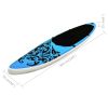 Inflatable Stand Up Paddleboard Set 120.1"x29.9"x5.9" Blue