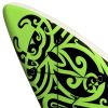 Inflatable Stand Up Paddleboard Set 120.1"x29.9"x5.9" Green