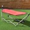 Portable Folding Steel Frame Hammock with Bag