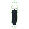 Inflatable Stand Up Paddleboard Set Green and White